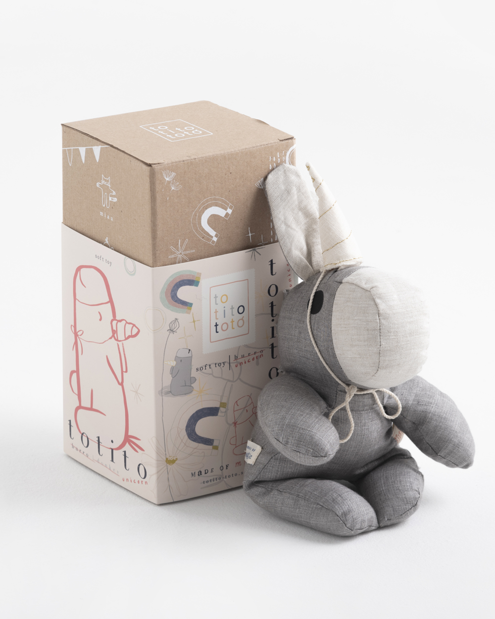Softoy Donkey Unicorn totito totó