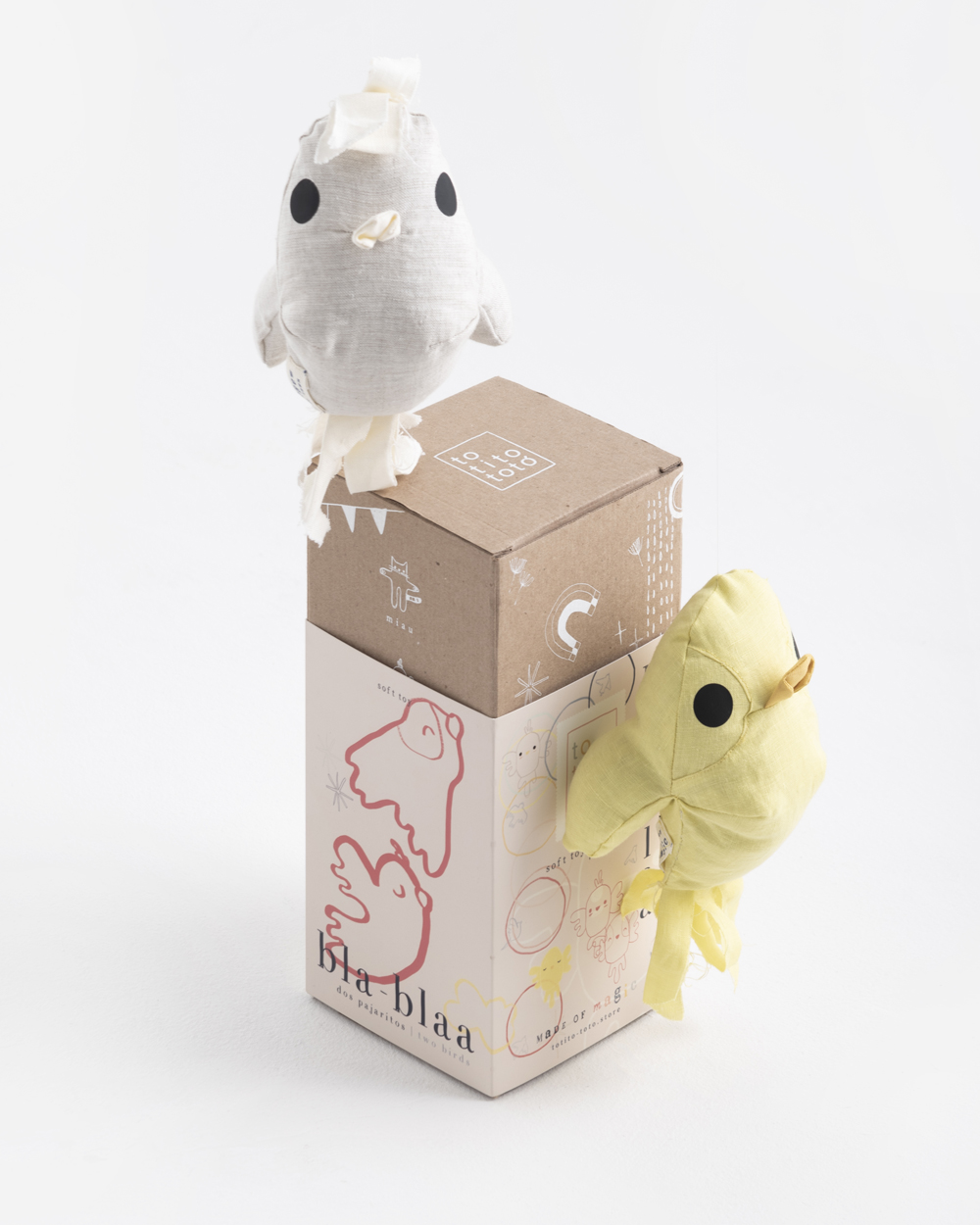 Softoy Birds Bla Blaa Packaging - totito totó