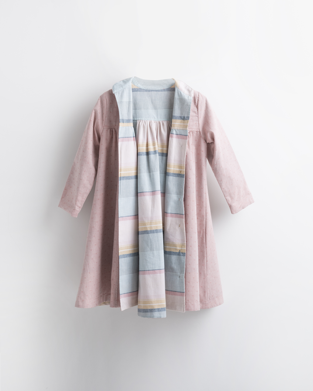 Coat Pink Front Totito Totó Apparel