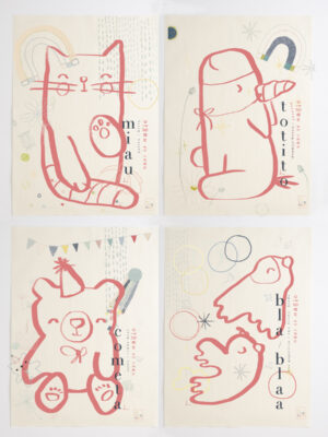 Poster Storytelling 32x43 Illustration Art Print Totito Totó