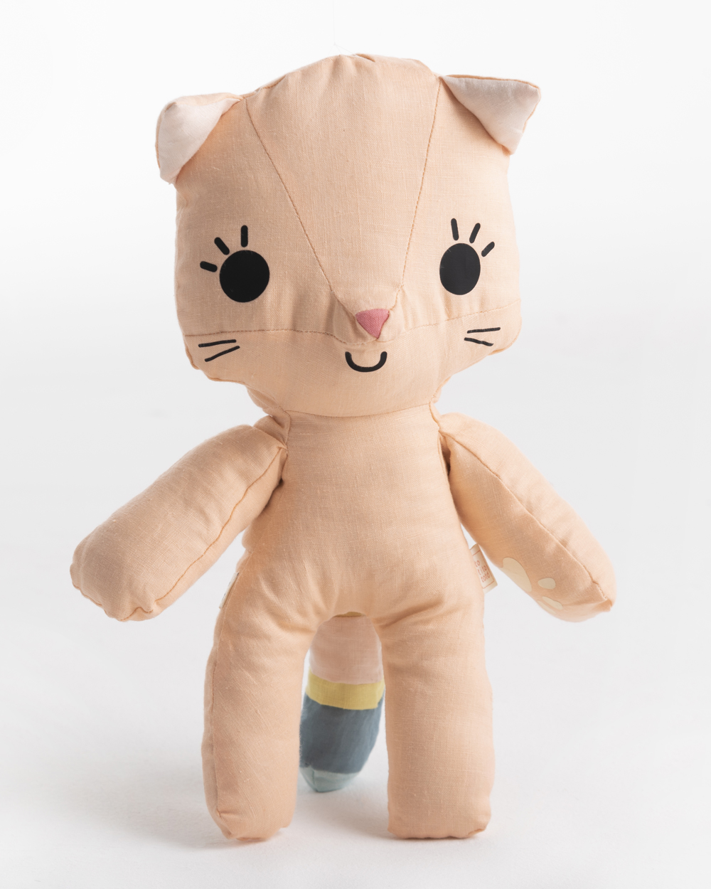 Peluche Gatita Miau frente totito totó Softoy Kitten Miau front totito totó