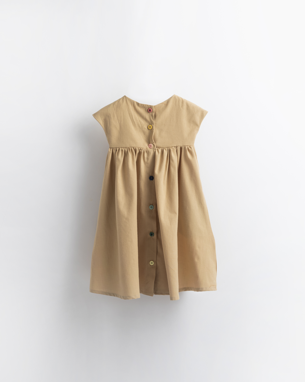 Vestido Abeja Espalda Totito Totó Dress Ocre Back Totito Totó Design Kids Fashion